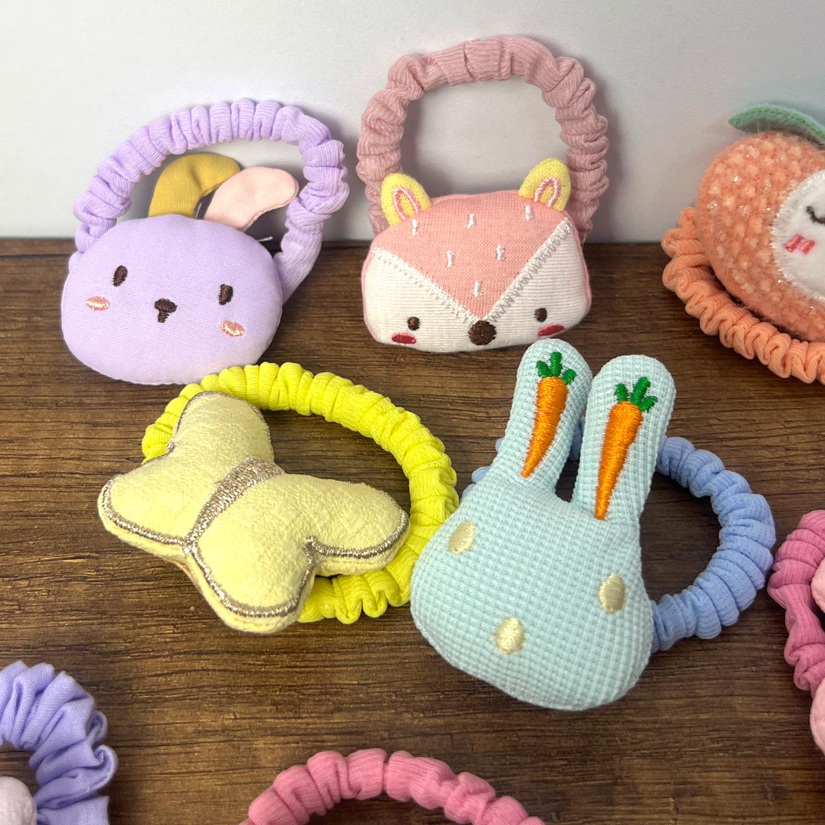 Miniatura 3 de Set x12 Moños Infantiles Animales MOx12